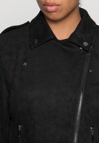 VILA Giacca in similpelle - black