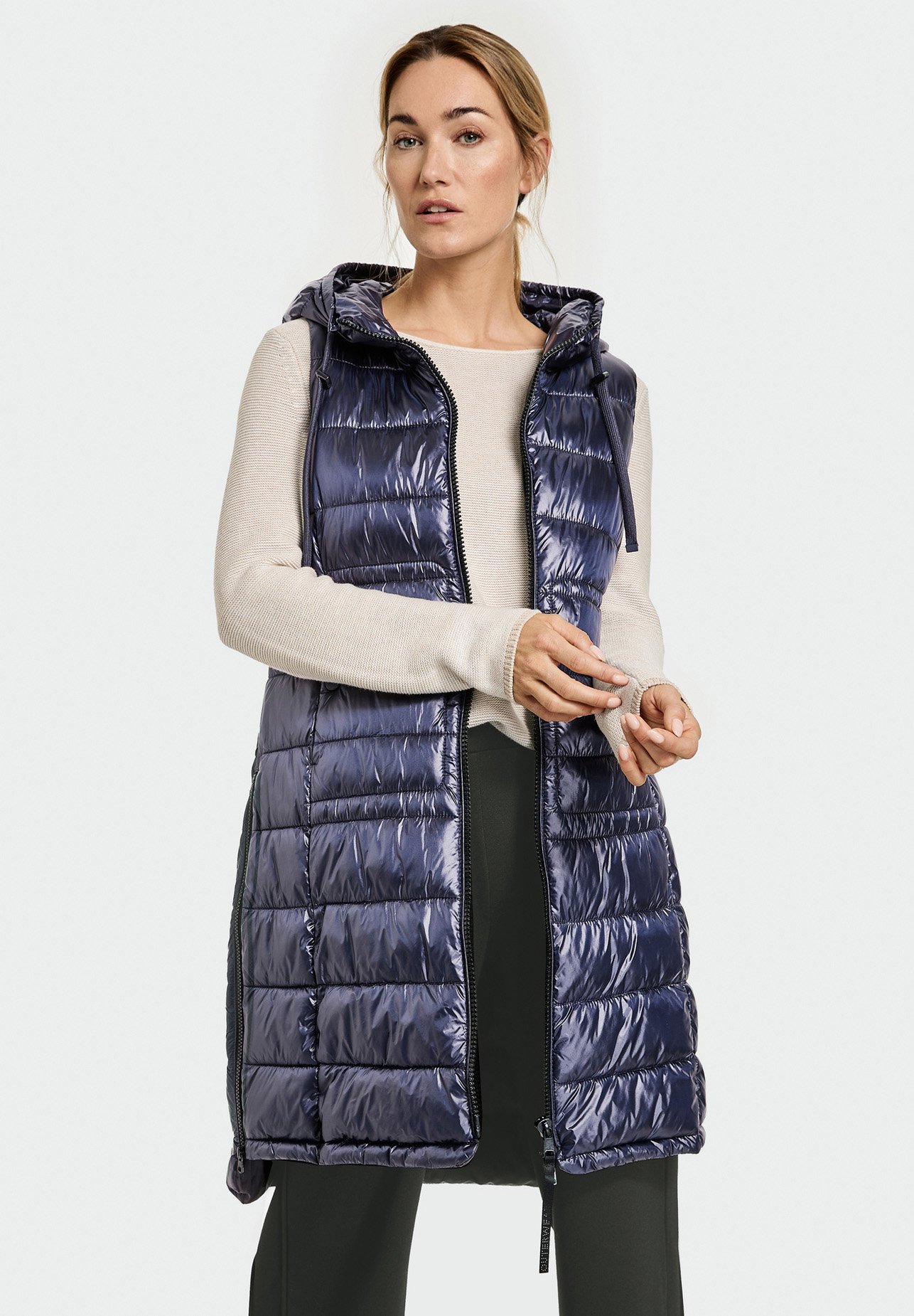 Gerry Weber OUTDOOR LANG GESTEPPTE - Bodywarmer - navy/donkerblauw - Zalando .nl