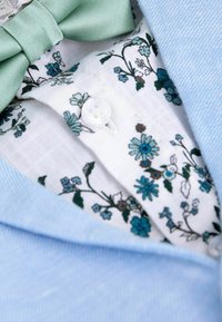 Next BLAZER SET WITH CHECK SHIRT - Sako - blue