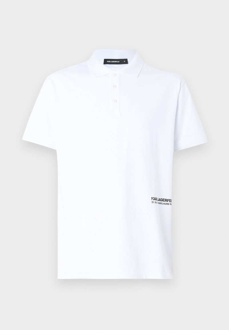 Karl Lagerfeld Poloshirt wit Karl Lagerfeld Poloshirt wit