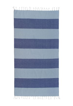 Yuhu, PAREO FUTA STRANDTUCH 90X170 CM – HAMAMTUCH MIT FRANSEN UNISEX - Beach towel - blau