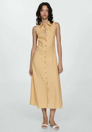 Shirt dress - ochre