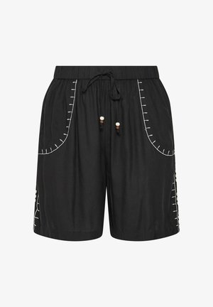 Yours Clothing, PLUS SIZE CASUAL SHORTS - Shorts - black