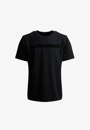 Alessandro Zavetti, MARCONI TEE - Print T-shirt - black