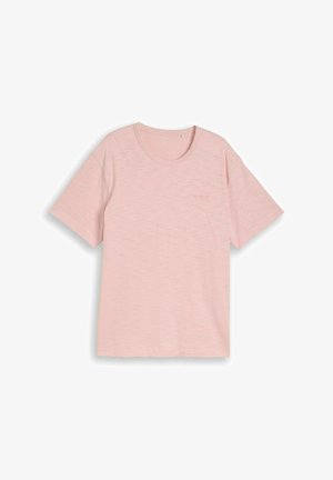 TOM TAILOR, TOM TAILOR T-SHIRT PLUS SIZE - T-SHIRT IN MELANGE-OPTIK - T-Shirt basic - twinkle pink