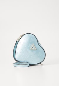 ARNELA MINI HEART BAG - Skuldertasker - powder blue logo