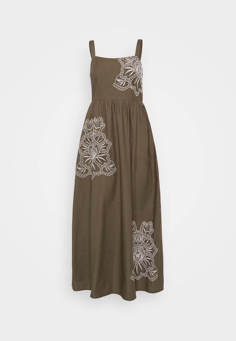Vero Moda Curve Maxikleid khaki