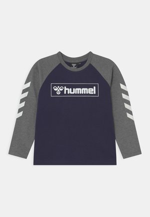 BOX UNISEX - Top s dlouhým rukávem - black iris