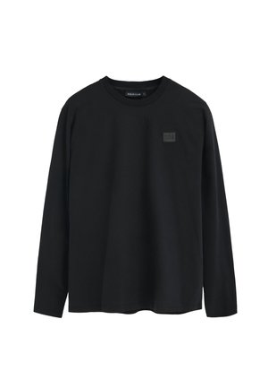 LF UN BLOCK TWILL PATCH - Långärmad tröja - black