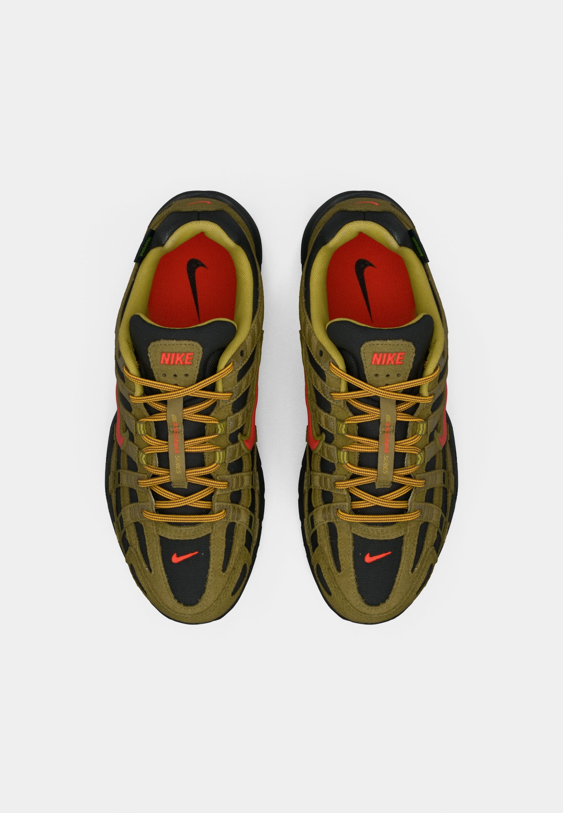 Nike Sportswear P 6000 - Trainers - olive flak/picante red/black
