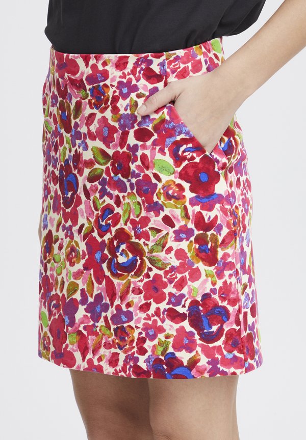 IHKate - A-line skirt - love potion flower aop3