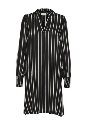 Kaffe, KABEATHE SHORT - Vardagsklänning - black chalk stripe