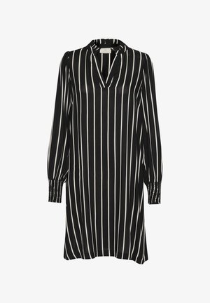 Kaffe, KABEATHE SHORT - Vardagsklänning - black chalk stripe