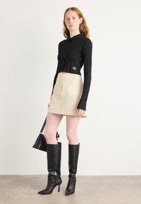 Calvin Klein Jeans SKIRT - A-linjekjol - fog