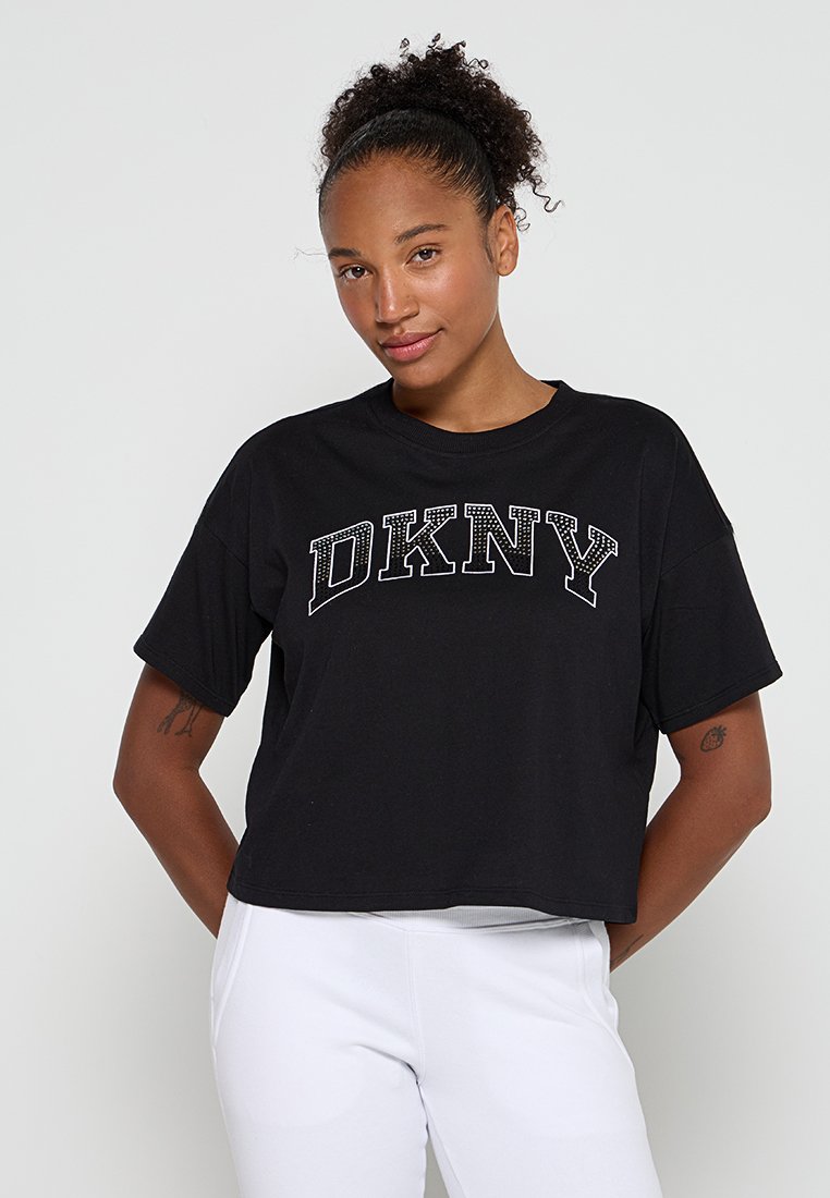 DKNY Sport T-shirt print zwart