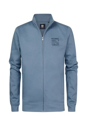 Felpa con zip - blau