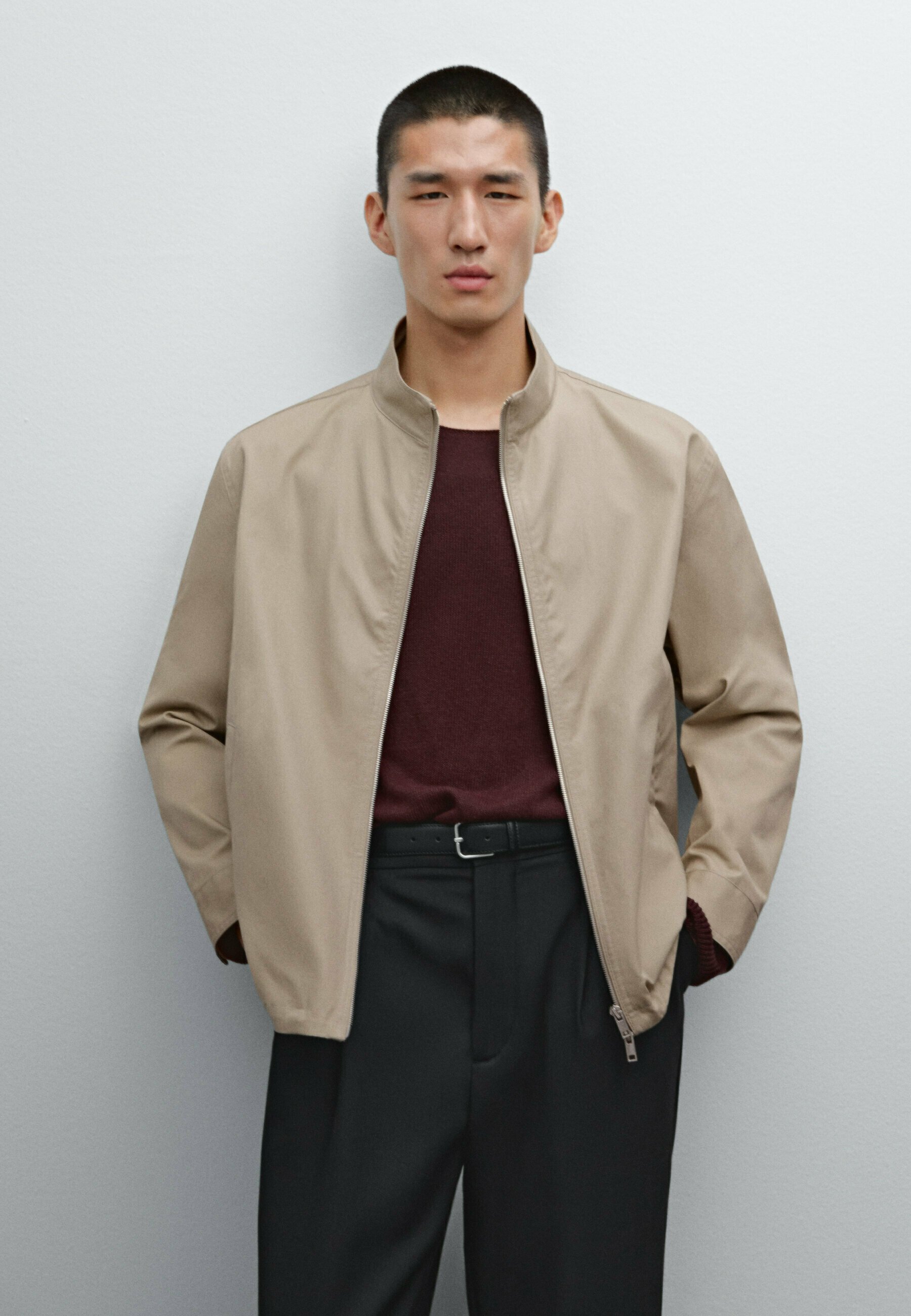 Massimo Dutti Bomberjacke Aus Baumwolle MASSIMO DUTTI Bomberjacke