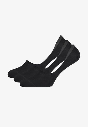 Bamboo Basics UNISEX BAMBOO BASICS 3 PACK INVISIBLE MIKA - Calcetines tobilleros - black