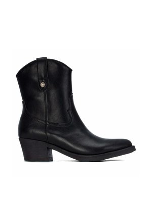 Refresh, BOTIN DE MUJER CON TACÓN - Botines camperos - black