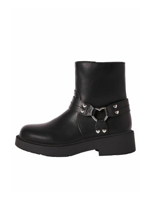 HEART BUCKLE - REGULAR FIT - Cowboy- / Bikerstövletter - black
