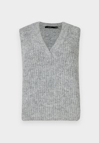 VMNOVAH V NECK - Camisola - medium grey melange