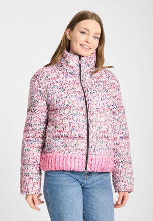Frieda & Freddies, STEPPJACKE IN STRICKOPTIK - Winter jacket - rosa