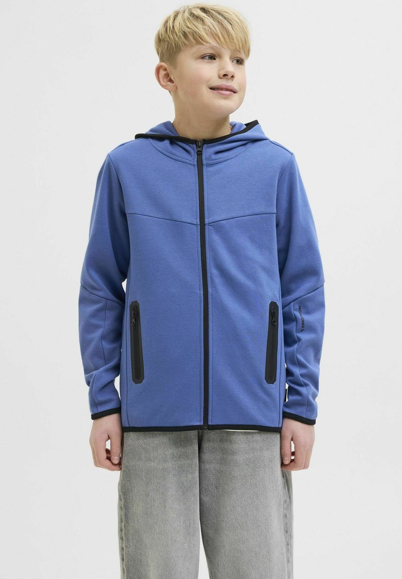 JACK & JONES Veste Sweat à Zip Garçon Jcofusion Hood - Confortable Et Stylée