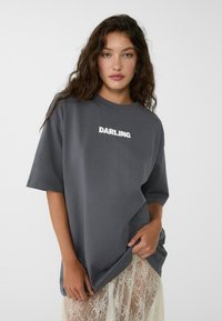 Stradivarius T-shirts print - dark grey