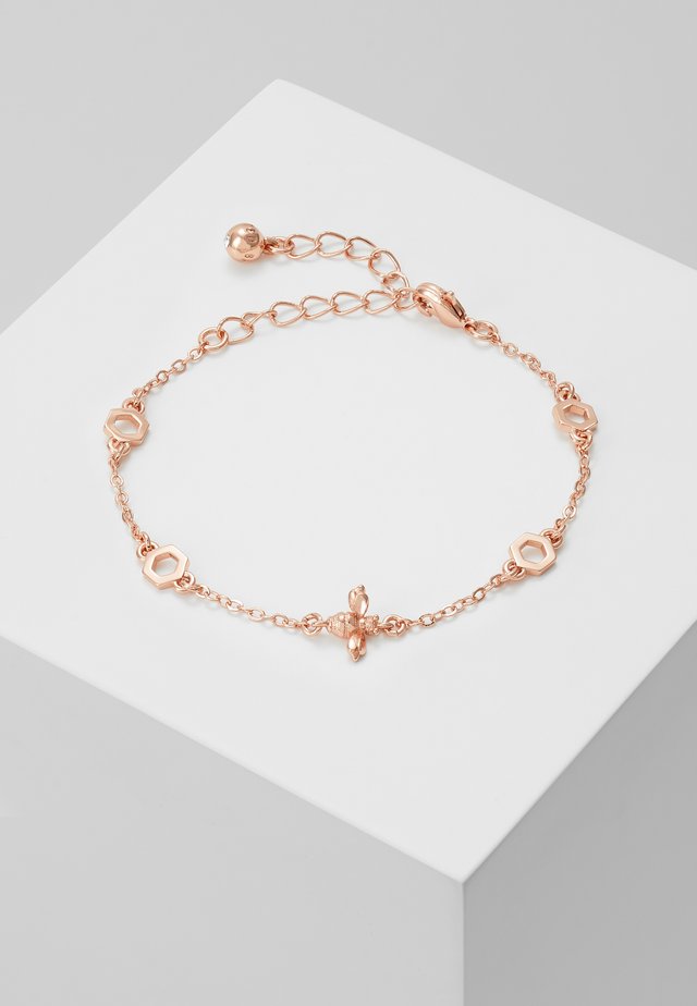 BEDDIA BUMBLE BEE CHAIN BRACELET - Armband - rose gold-coloured