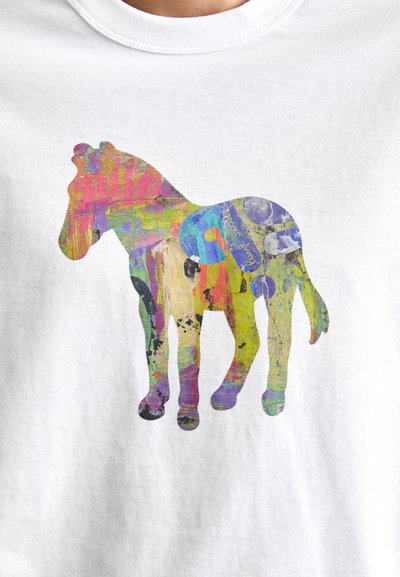 PS Paul Smith ZEBRA  - T-shirt print - white