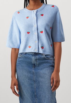 Strickjacke - light blue