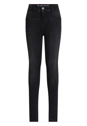 SUPERSKINNY WITH VELVET TAPE - Jeggings - dark grey