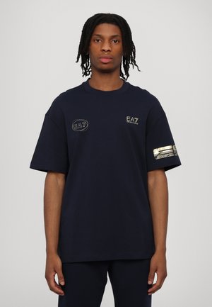 T-shirt con stampa - blue