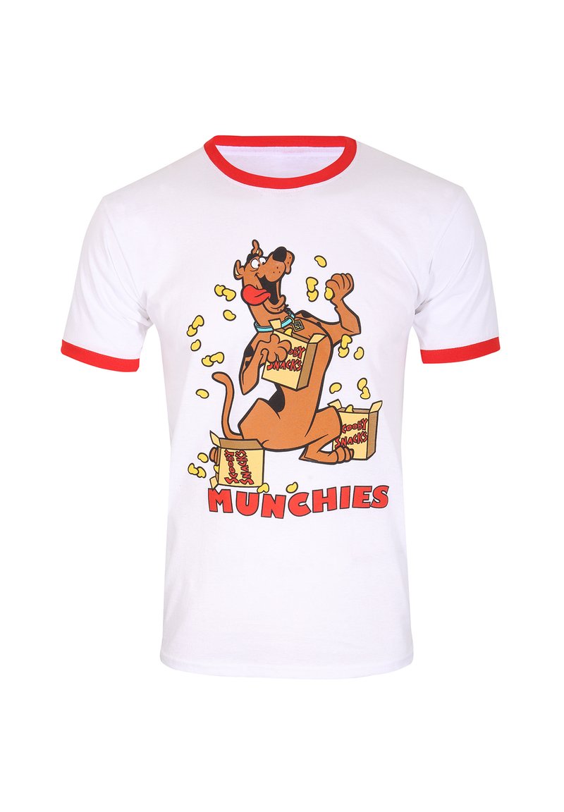 Henry Tiger T-Shirt print - white red