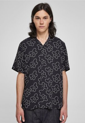 AOP RESORT - Shirt - blackflower