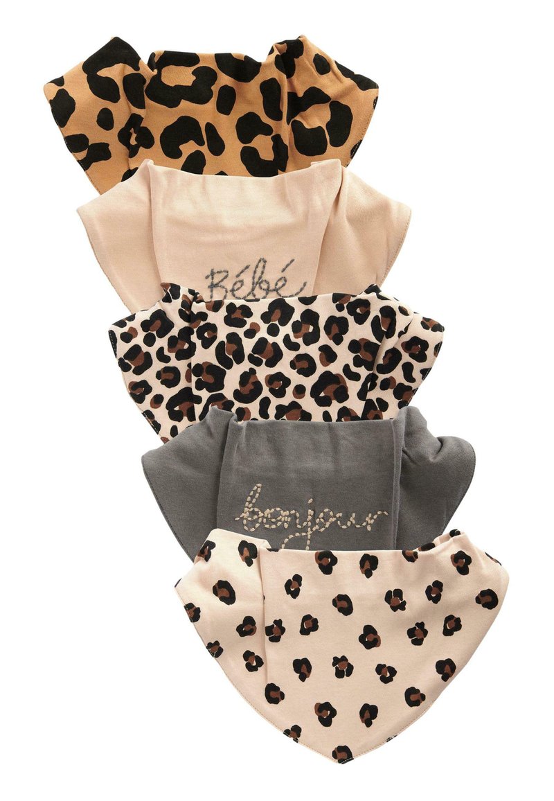 Next 5 PACK DRIBBLE STANDARD - Lacīte - animal print