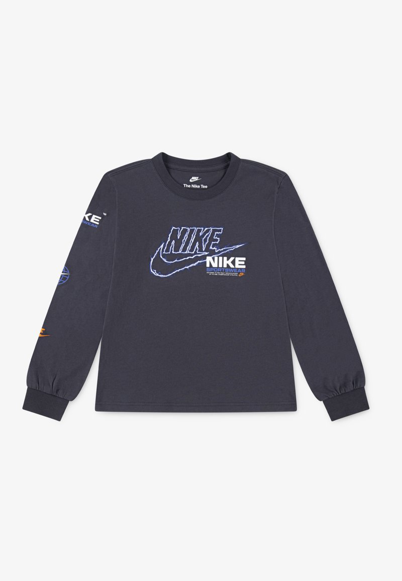Nike Sportswear LIGHTNING FUTURA - T-shirt à manches longues - dark smoke grey