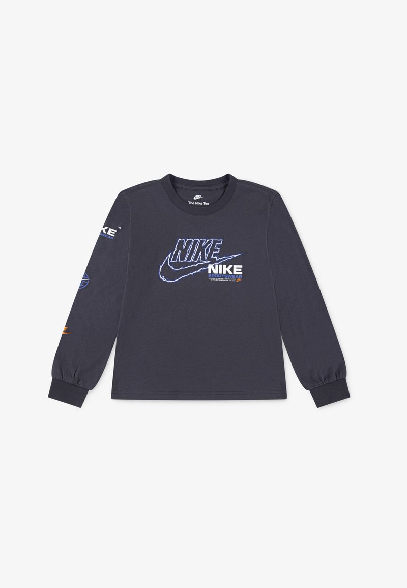 Nike Sportswear LIGHTNING FUTURA - Maglietta a manica lunga - dark smoke grey