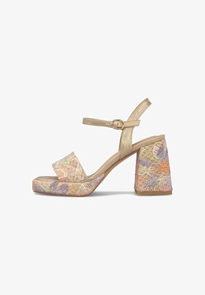 Alma en Pena, Sandales à talons hauts - Purple