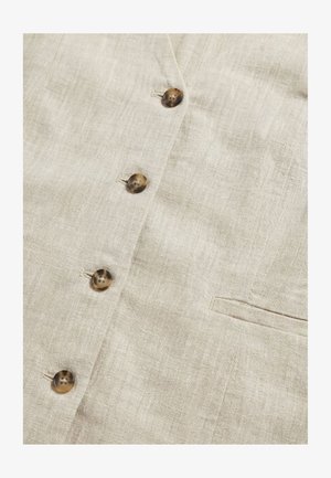 Coster Copenhagen, MSCH COPENHAGEN DAMES GILETS MSCHVIANA GINIA V NECK WAISTCOAT. - Veste sans manches - sand melange