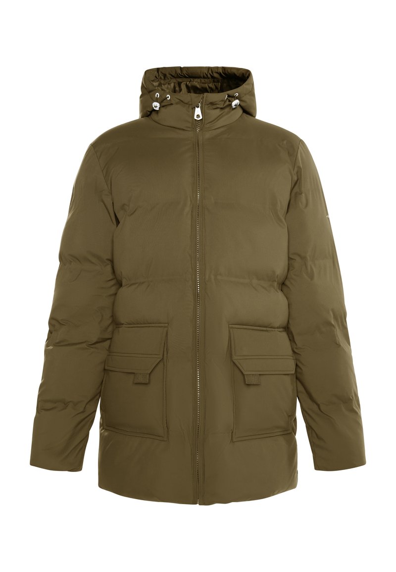 dreimaster Wintermantel olijfgroen