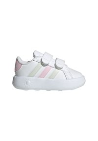 adidas Performance GRAND COURT - Zapatillas - white, jade, pink
