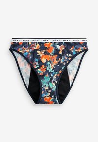 Next 2 PACK HEAVY FLOW PERIOD KNICKERS  - Menstruációs fehérnemű - navy floral print plain navy