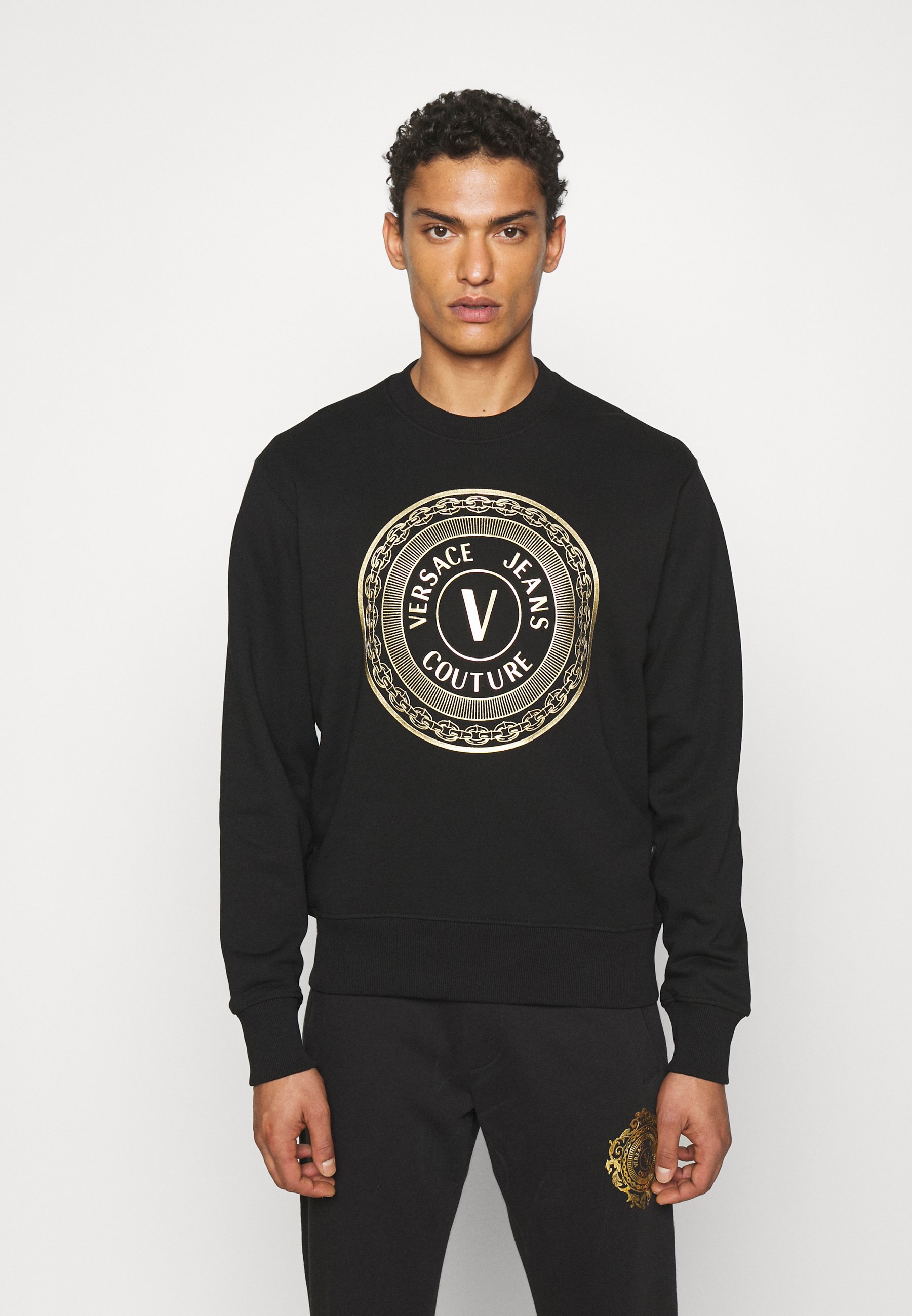 Versace Jeans Couture FELPA - Sweatshirt - nero/black - Zalando.co.uk