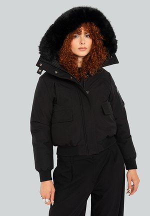 SHORT SNORKEL HOODED  - Vinterjakker - noir