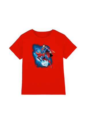 Cotton Soul, SUPERMAN/CRYSTALLIZE UNISEX - Print T-shirt - red