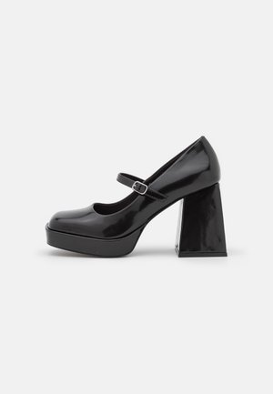 VEGAN JANE SHOE - Czółenka na platformie - black