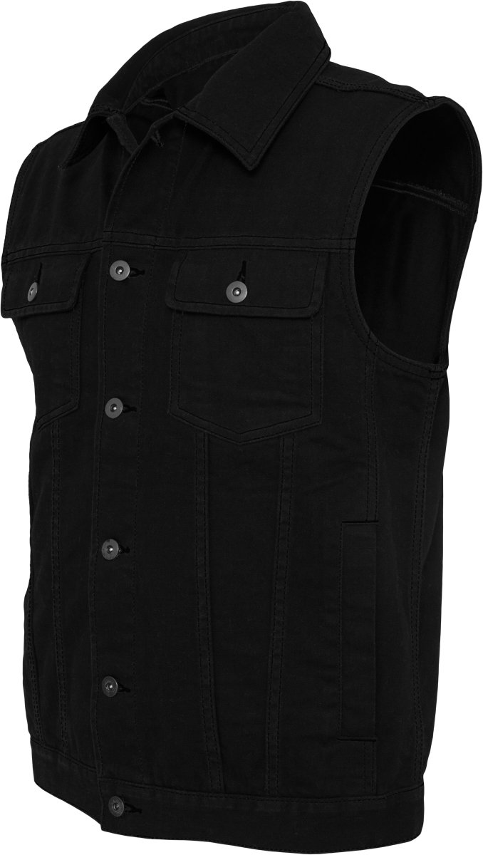 Urban Classics Waistcoat blackraw/black