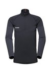 TRIFT HALF ZIP LONGSLEEVE MEN - Långärmad tröja - black