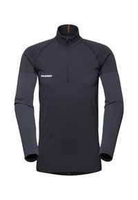 Mammut TRIFT HALF ZIP LONGSLEEVE MEN - Hosszú ujjú felső - black